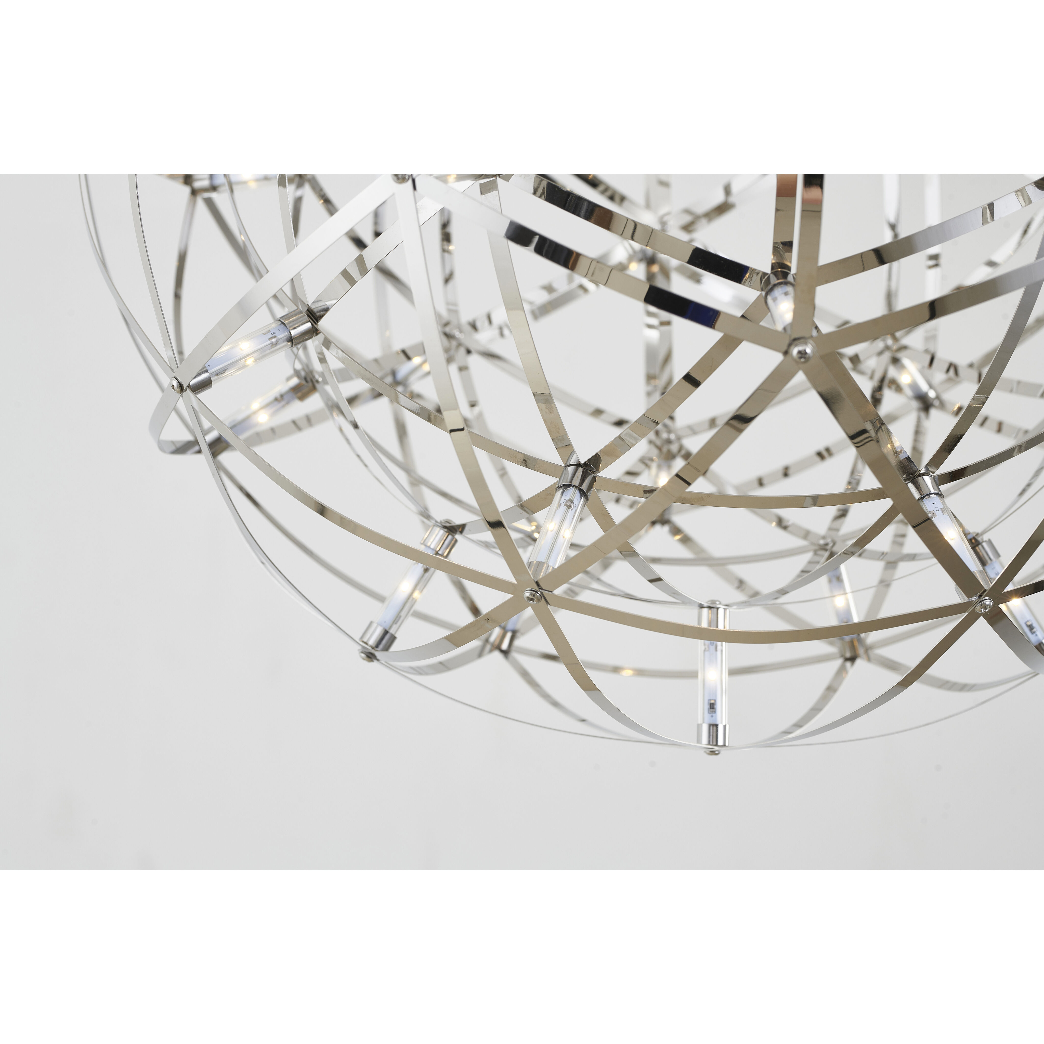 Canada LED 17.7 inch Chrome Chandelier Ceiling Light
